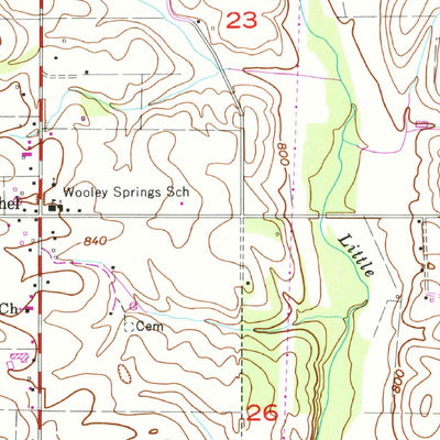 United States Geological Survey Ardmore, AL-TN (1958, 24000-Scale) digital map
