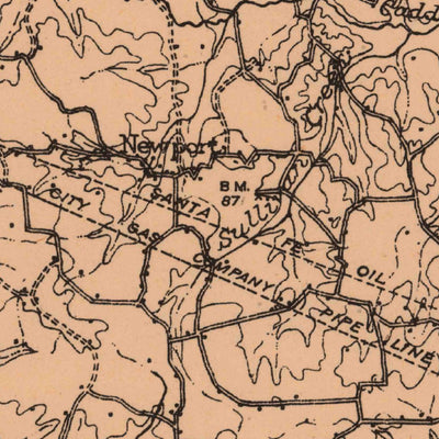 United States Geological Survey Ardmore, OK (1918, 125000-Scale) digital map