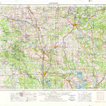 United States Geological Survey Ardmore, OK-TX (1957, 250000-Scale) digital map