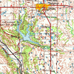 United States Geological Survey Ardmore, OK-TX (1957, 250000-Scale) digital map