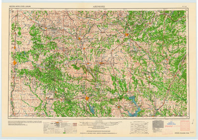 United States Geological Survey Ardmore, OK-TX (1963, 250000-Scale) digital map