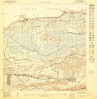 United States Geological Survey Arecibo NE, PR (1950, 10000-Scale) digital map