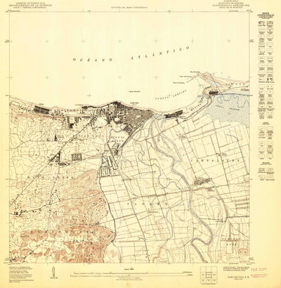 United States Geological Survey Arecibo NW, PR (1950, 10000-Scale) digital map