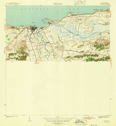 United States Geological Survey Arecibo, PR (1942, 30000-Scale) digital map