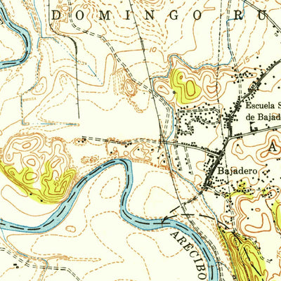United States Geological Survey Arecibo, PR (1953, 30000-Scale) digital map