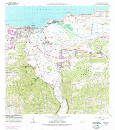 United States Geological Survey Arecibo, PR (1964, 20000-Scale) digital map