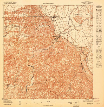 United States Geological Survey Arecibo SW, PR (1947, 10000-Scale) digital map