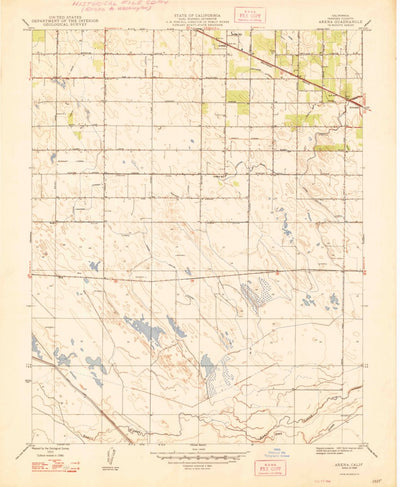 United States Geological Survey Arena, CA (1948, 24000-Scale) digital map
