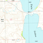 United States Geological Survey Arena, ND (1979, 24000-Scale) digital map