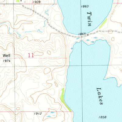 United States Geological Survey Arena, ND (1979, 24000-Scale) digital map