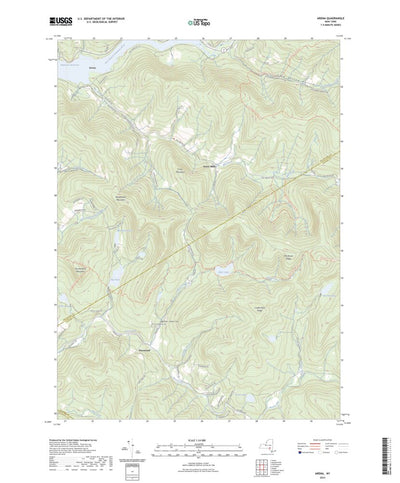 United States Geological Survey Arena, NY (2023, 24000-Scale) digital map