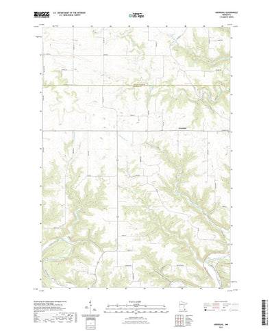 United States Geological Survey Arendahl, MN (2022, 24000-Scale) digital map