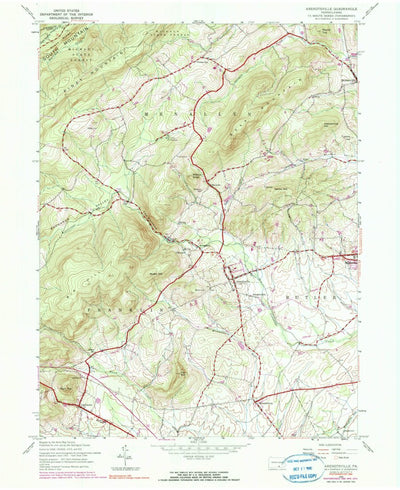 United States Geological Survey Arendtsville, PA (1944, 24000-Scale) digital map