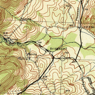 United States Geological Survey Arendtsville, PA (1944, 31680-Scale) digital map