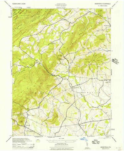 United States Geological Survey Arendtsville, PA (1956, 24000-Scale) digital map