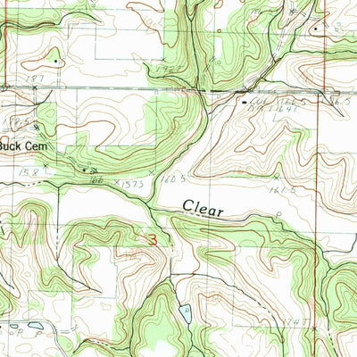 United States Geological Survey Arenzville East, IL (1983, 24000-Scale) digital map