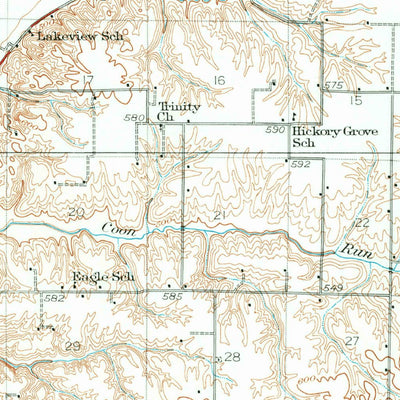 United States Geological Survey Arenzville, IL (1929, 62500-Scale) digital map