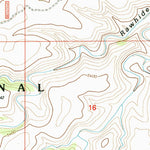 United States Geological Survey Ares Peak, NM (2001, 24000-Scale) digital map