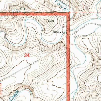 United States Geological Survey Ares Peak, NM (2001, 24000-Scale) digital map