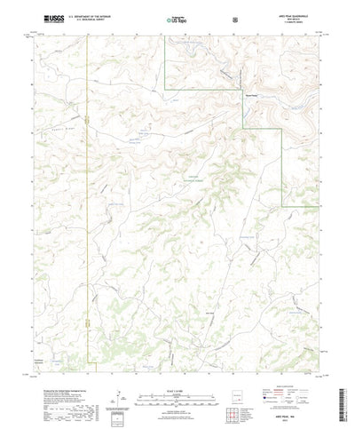 United States Geological Survey Ares Peak, NM (2023, 24000-Scale) digital map