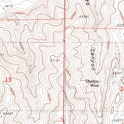 United States Geological Survey Argenta, NV (1985, 24000-Scale) digital map