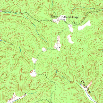 United States Geological Survey Argillite, KY (1972, 24000-Scale) digital map