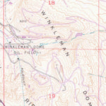 United States Geological Survey Argo Butte, WY (1951, 24000-Scale) digital map