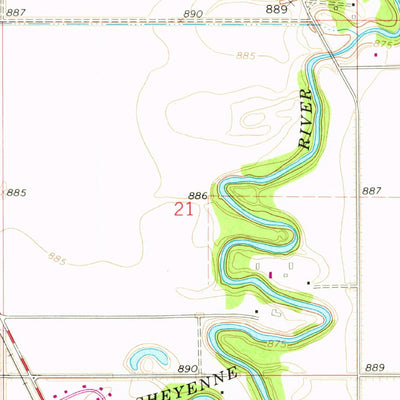 United States Geological Survey Argusville, ND (1963, 24000-Scale) digital map