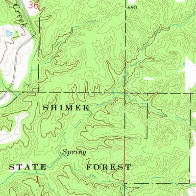 United States Geological Survey Argyle, IA-MO (1968, 24000-Scale) digital map