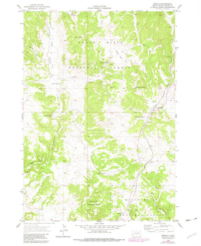 United States Geological Survey Argyle, SD (1955, 24000-Scale) digital map