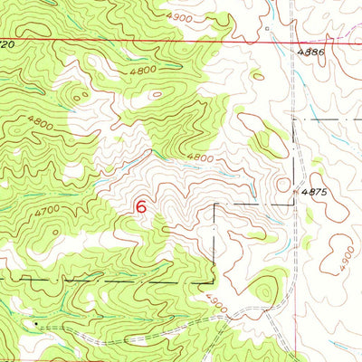 United States Geological Survey Argyle, SD (1955, 24000-Scale) digital map