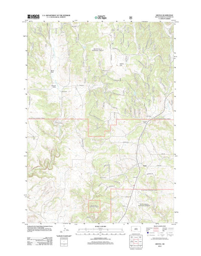 United States Geological Survey Argyle, SD (2012, 24000-Scale) digital map