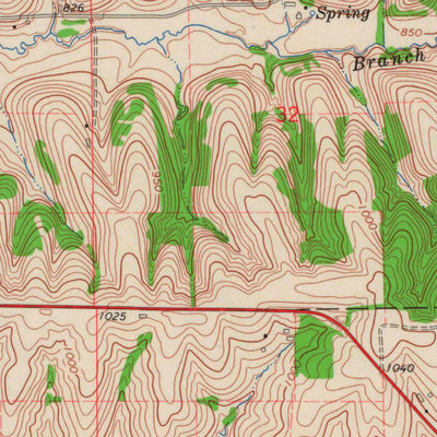 United States Geological Survey Argyle, WI (1962, 24000-Scale) digital map