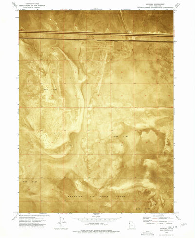 United States Geological Survey Arinosa, UT (1973, 24000-Scale) digital map