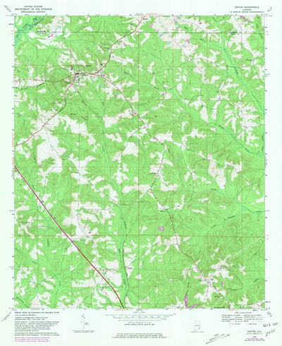 United States Geological Survey Ariton, AL (1969, 24000-Scale) digital map