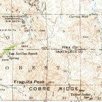 United States Geological Survey Arivaca, AZ (1941, 62500-Scale) digital map