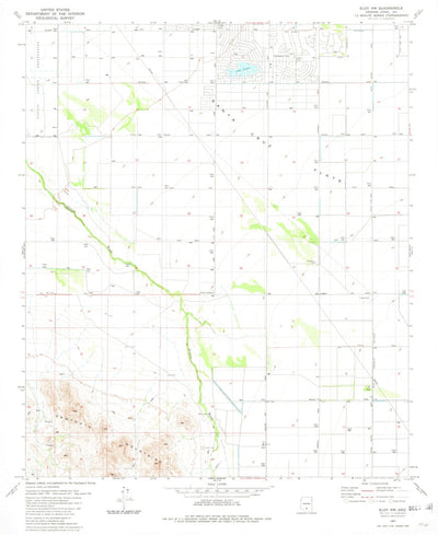 United States Geological Survey Arizona City, AZ (1981, 24000-Scale) digital map