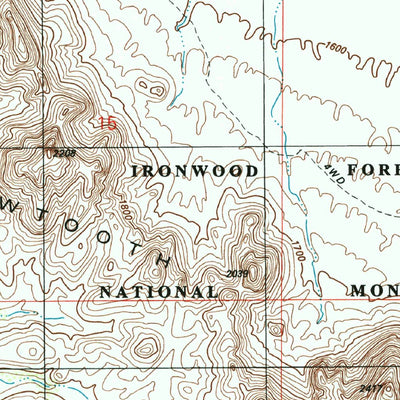 United States Geological Survey Arizona City, AZ (1996, 24000-Scale) digital map