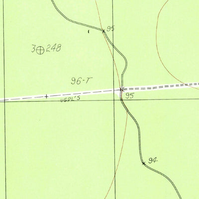 United States Geological Survey Arizona Creek, TX (1984, 24000-Scale) digital map