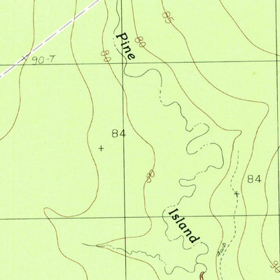 United States Geological Survey Arizona Creek, TX (1984, 24000-Scale) digital map