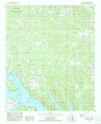 United States Geological Survey Arizona, LA (1986, 24000-Scale) digital map