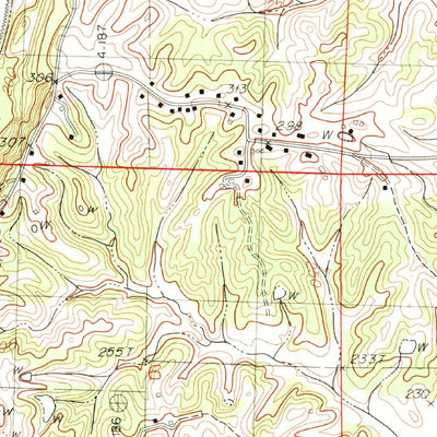 United States Geological Survey Arkabutla West, MS (1983, 24000-Scale) digital map