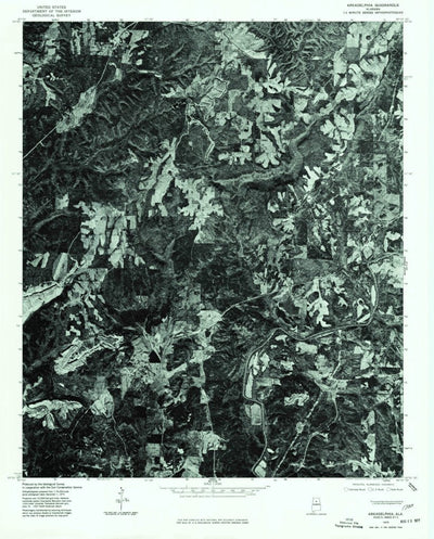 United States Geological Survey Arkadelphia, AL (1975, 24000-Scale) digital map