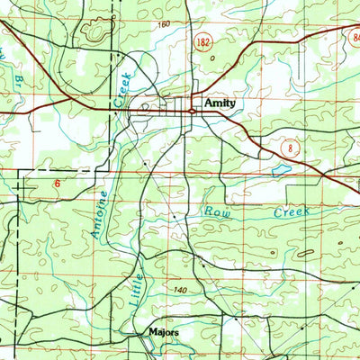 United States Geological Survey Arkadelphia, AR (1986, 100000-Scale) digital map