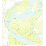 United States Geological Survey Arkansas City, AR-MS (1972, 24000-Scale) digital map