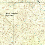United States Geological Survey Arkansas Mountain, CO (1980, 24000-Scale) digital map