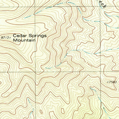 United States Geological Survey Arkansas Mountain, CO (1980, 24000-Scale) digital map