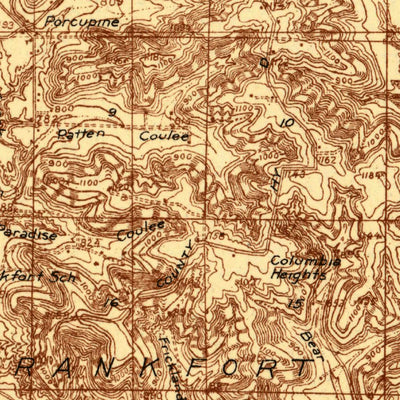 United States Geological Survey Arkansaw, WI (1935, 48000-Scale) digital map
