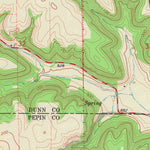 United States Geological Survey Arkansaw, WI (1972, 24000-Scale) digital map
