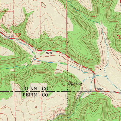 United States Geological Survey Arkansaw, WI (1972, 24000-Scale) digital map